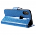 Luurinetti Apple iPhone X/Xs Glitter-laukku blue