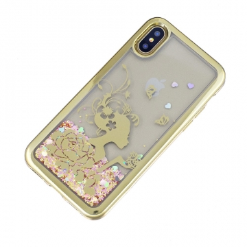 Luurinetti Apple iPhone X/Xs TPU-suoja Glitter 5