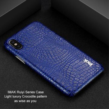 IMAK Apple iPhone X/Xs Crocodile-kuori blue