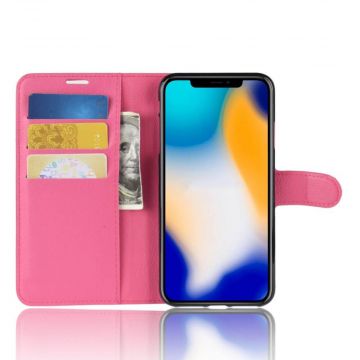 Luurinetti Flip Wallet iPhone Xs Max rose