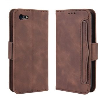 LN 5card Flip Wallet iPhone 7/8/SE Brown