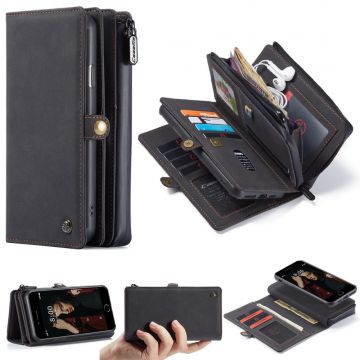 CaseMe 2in1 lompakko 11 card iPhone 7/8/SE Black