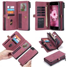 CaseMe 2in1 lompakko 11 card iPhone 7/8/SE Red