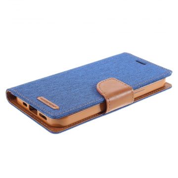 Goospery Canvas-laukku iPhone 12 Pro Max blue