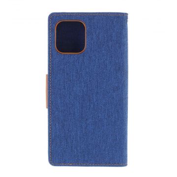 Goospery Canvas-laukku iPhone 12/12 Pro blue