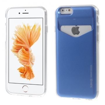 Mercury iPhone 6/6s Plus TPU-suoja korttipaikalla blue