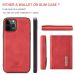 DG. MING suojakuori + lompakko iPhone 13 Pro red