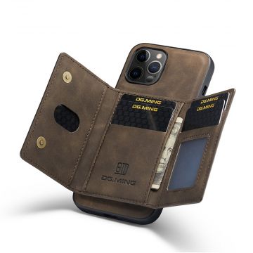 DG. MING suojakuori + lompakko iPhone 13 Pro coffee