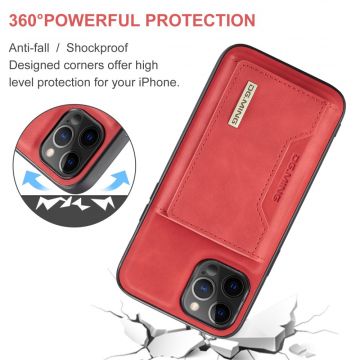 DG. MING suojakuori + lompakko iPhone 13 Mini red