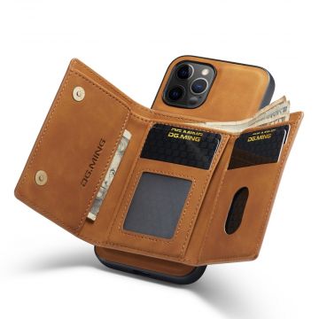 DG. MING suojakuori + lompakko iPhone 13 Pro Max brown