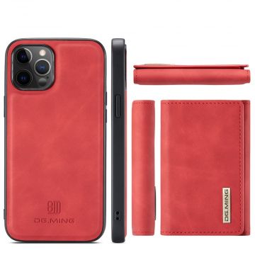 DG. MING suojakuori + lompakko iPhone 13 Pro Max red