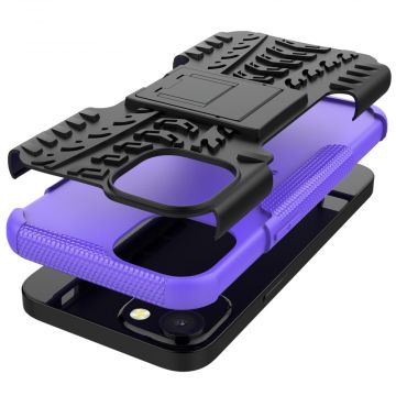 LN suojakuori tuella iPhone 13 purple