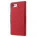 Goospery iPhone 7/8/SE Canvas-kotelo Red