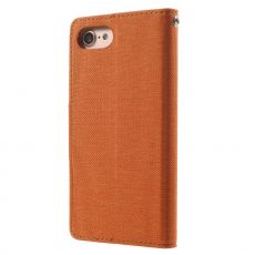 Goospery iPhone 7/8/SE Canvas-kotelo Orange