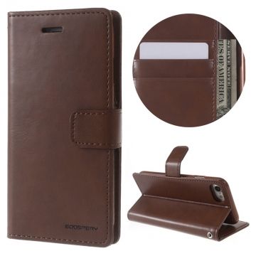 Goospery Apple iPhone 7/8/SE Flip Wallet brown