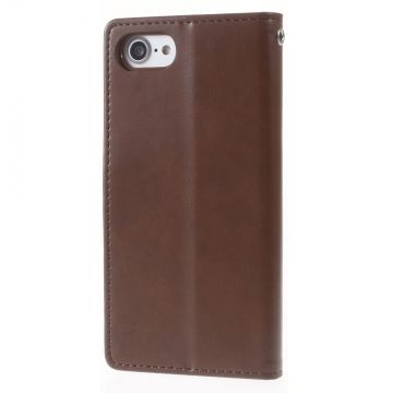 Goospery Apple iPhone 7/8/SE Flip Wallet brown