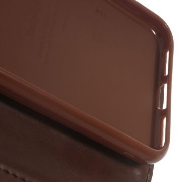 Goospery Apple iPhone 7/8/SE Flip Wallet brown