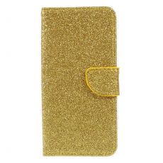 Luurinetti Galaxy J7 2017 suojalaukku Glitter gold