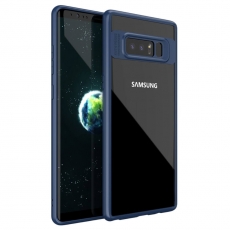 iPaky Samsung Galaxy Note 8 Clear Cover blue