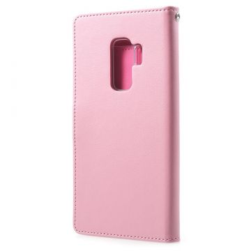 Goospery Galaxy S9+ Rich-kotelo 7 Card pink