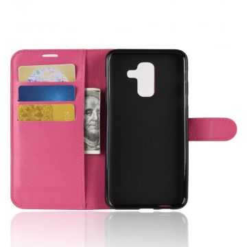 Luurinetti Flip Wallet Galaxy A6+ 2018 rose