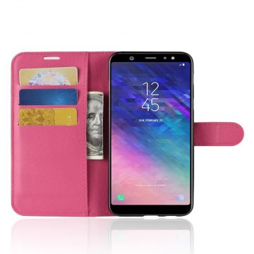Luurinetti Flip Wallet Galaxy A6+ 2018 rose