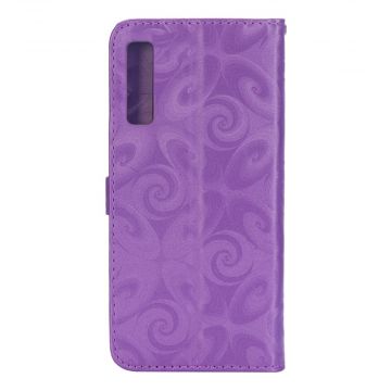 Luurinetti suojalaukku Galaxy A7 2018 Sydän purple