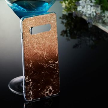 Luurinetti TPU-suoja Galaxy S10+ Marble #5