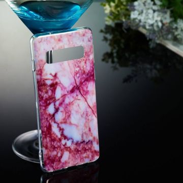Luurinetti TPU-suoja Galaxy S10 Marble #9