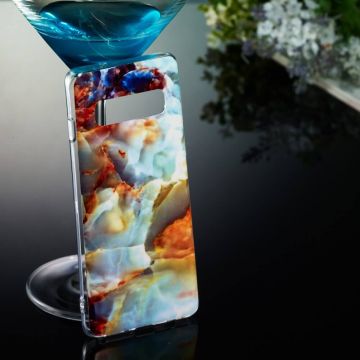 Luurinetti TPU-suoja Galaxy S10 Marble #13