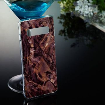Luurinetti TPU-suoja Galaxy S10 Marble #15