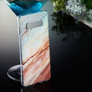 Luurinetti TPU-suoja Galaxy S10+ Marble #14