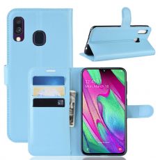 LN Flip Wallet Galaxy A40 blue