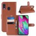 LN Flip Wallet Galaxy A40 brown
