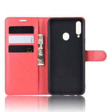 LN Flip Wallet Galaxy A20s Red
