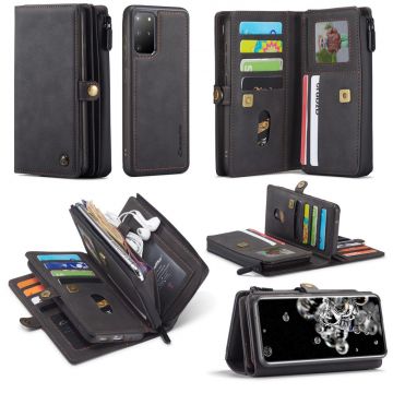 CaseMe 2in1 lompakko 17card Galaxy S20+ black