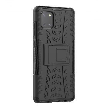 LN kuori tuella Galaxy Note10 Lite black