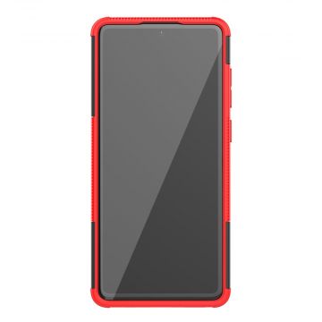 LN kuori tuella Galaxy Note10 Lite red
