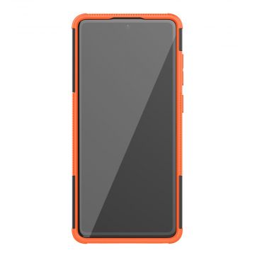 LN kuori tuella Galaxy Note10 Lite orange