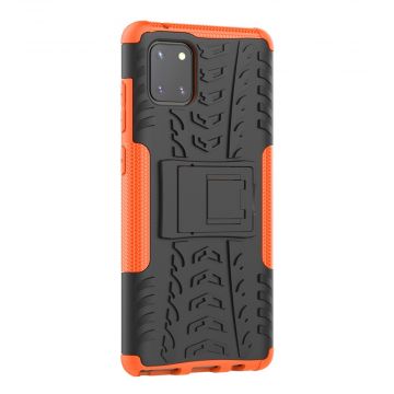 LN kuori tuella Galaxy Note10 Lite orange