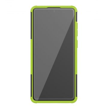 LN kuori tuella Galaxy Note10 Lite green