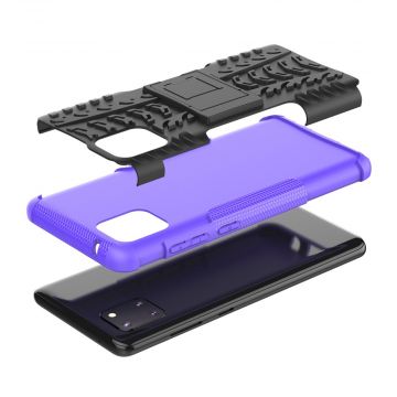 LN kuori tuella Galaxy Note10 Lite purple