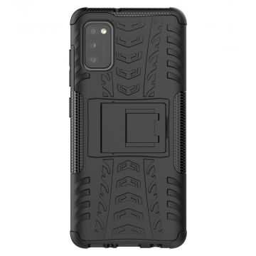 LN suojakuori tuella Galaxy A41 Black