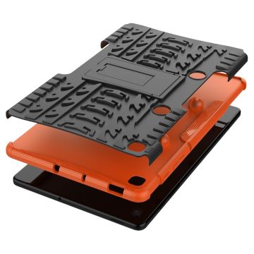 LN suojakuori tuella Galaxy Tab S6 Lite orange