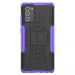 LN kuori tuella Galaxy Note20 Purple