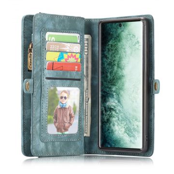 CaseMe 2in1 lompakko 11 card Galaxy Note20 green