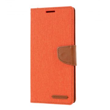 Goospery Canvas Wallet Galaxy Note20 orange