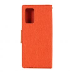 Goospery Canvas Wallet Galaxy Note20 orange