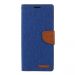 Goospery Canvas Wallet Galaxy Note20 blue