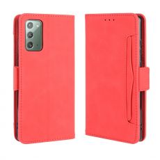 LN 5card Flip Wallet Galaxy S20 FE red
